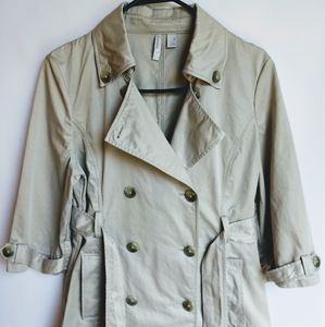 OLD NAVY Khaki Trench Coat Size Medium